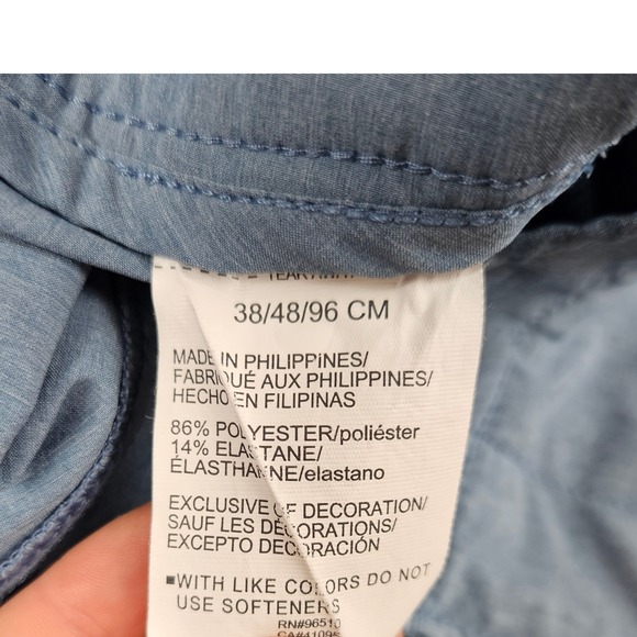 Under Armour UA Mantra Shorts Men's 38 HeatGear Loose Fit Lightweight Blue 10" - Picture 5 of 10